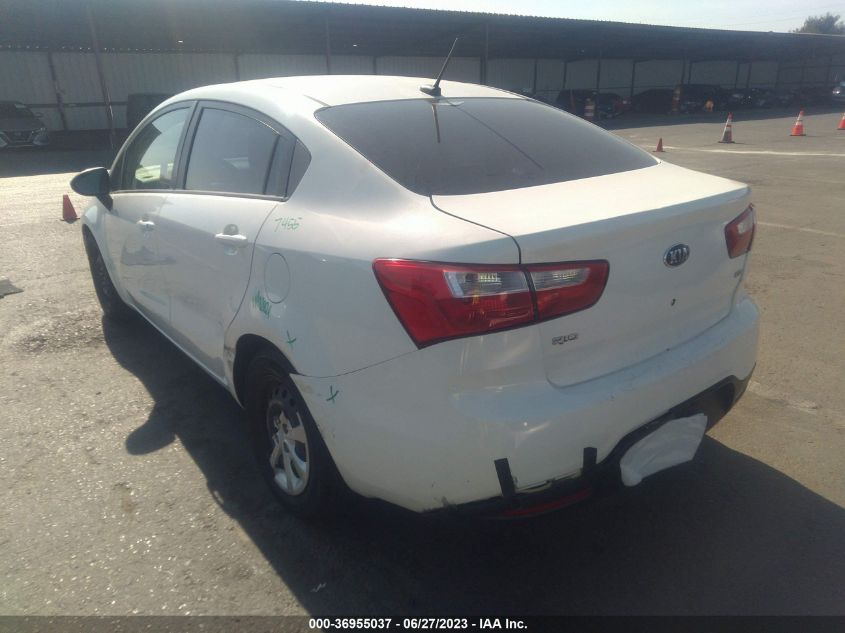 2013 KIA RIO LX - KNADM4A35D6300638