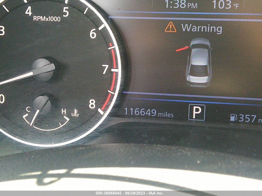 2019 NISSAN ALTIMA 2.5 SR - 1N4BL4CV2KC116502