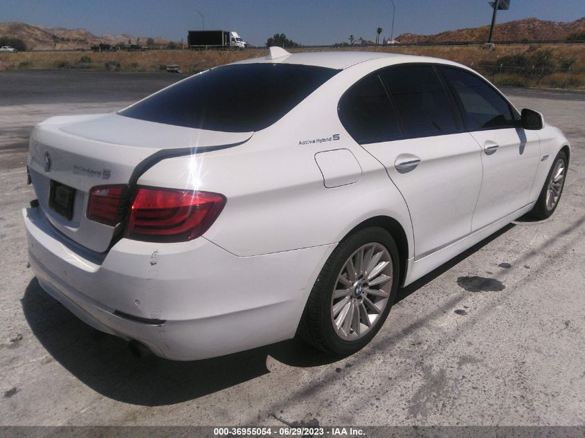 2013 BMW 5 SERIES ACTIVEHYBRID 5 - WBAFZ9C57DD090688