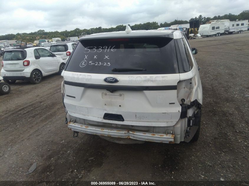2016 FORD UTILITY POLICE 1FM5K8AR5GGC37088
