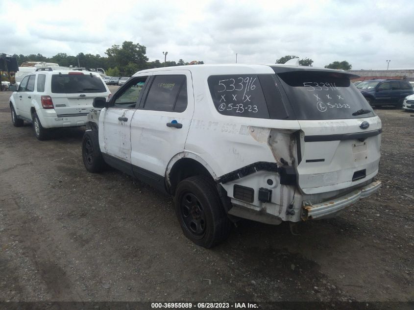 2016 FORD UTILITY POLICE 1FM5K8AR5GGC37088