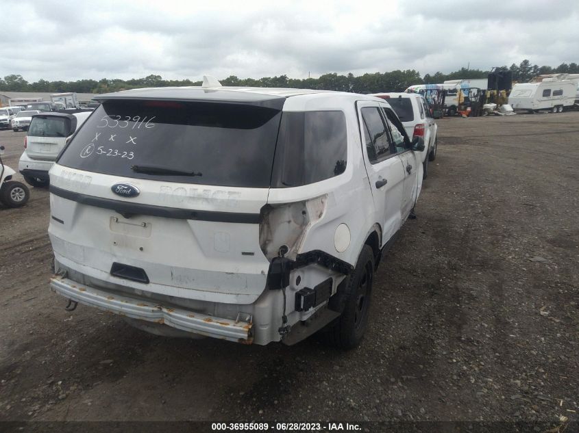 2016 FORD UTILITY POLICE 1FM5K8AR5GGC37088