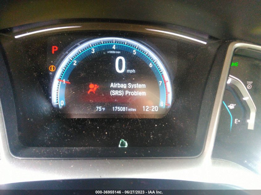 2016 HONDA CIVIC SEDAN EX - 19XFC2F77GE064037