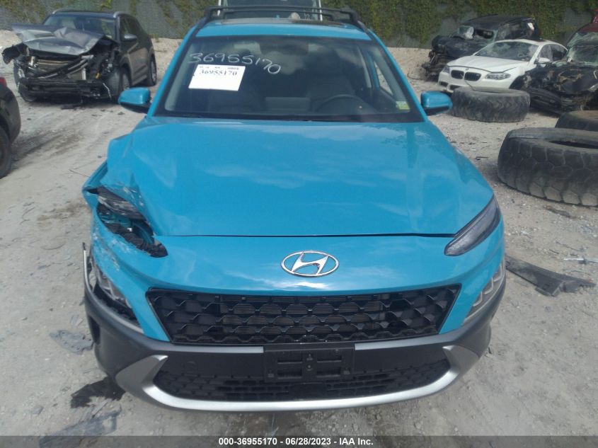 2022 HYUNDAI KONA LIMITED - KM8K5CA39NU790074