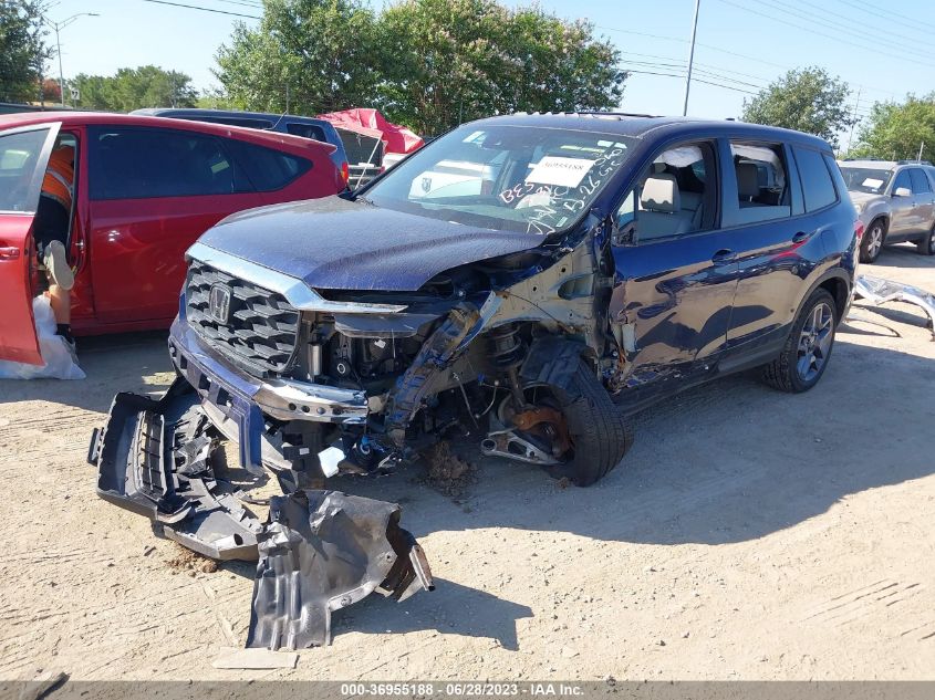 2022 HONDA PASSPORT EX-L - 5FNYF8H54NB006053