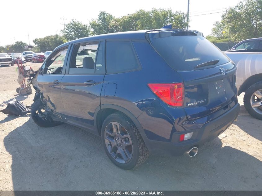 2022 HONDA PASSPORT EX-L - 5FNYF8H54NB006053