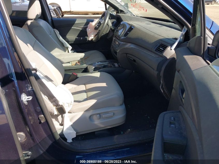 2022 HONDA PASSPORT EX-L - 5FNYF8H54NB006053
