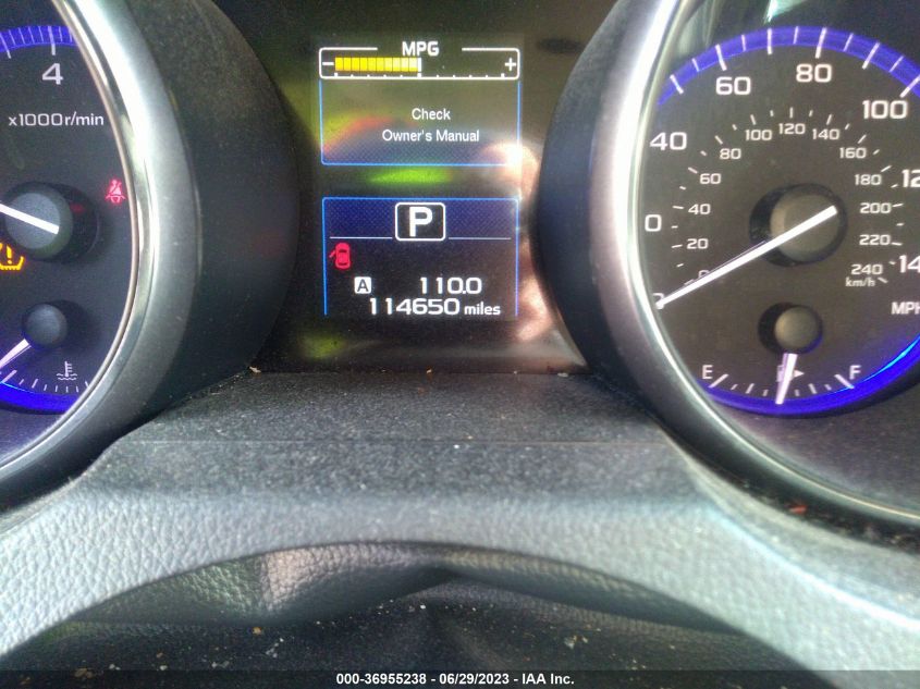 2015 SUBARU OUTBACK 2.5I PREMIUM - 4S4BSBDC5F3232468