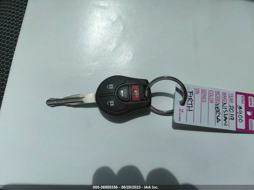 2019 NISSAN VERSA SEDAN SV - 3N1CN7AP2KL839322