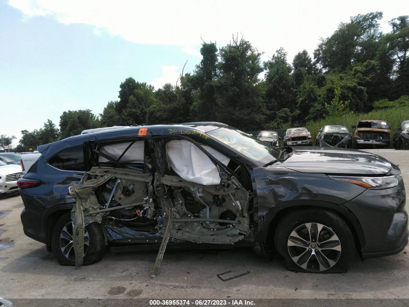 2020 TOYOTA HIGHLANDER HYBRID XLE - 5TDHBRCH6LS513838