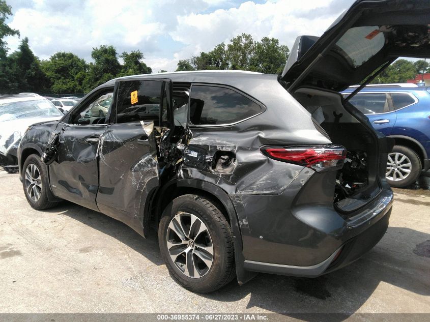 2020 TOYOTA HIGHLANDER HYBRID XLE - 5TDHBRCH6LS513838