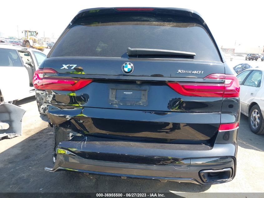 2021 BMW X7 XDRIVE40I 5UXCW2C07M9E73349