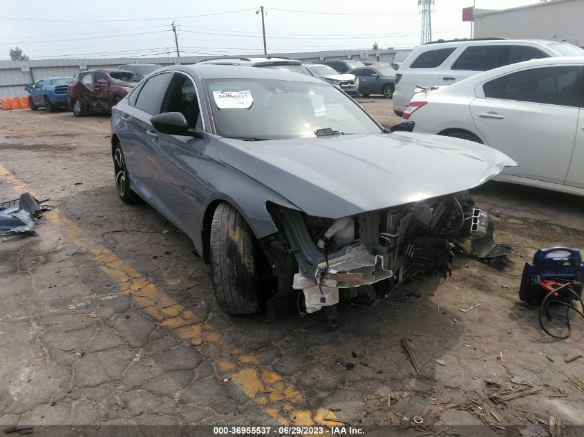 2022 HONDA ACCORD SEDAN SPORT - 1HGCV1F38NA046975