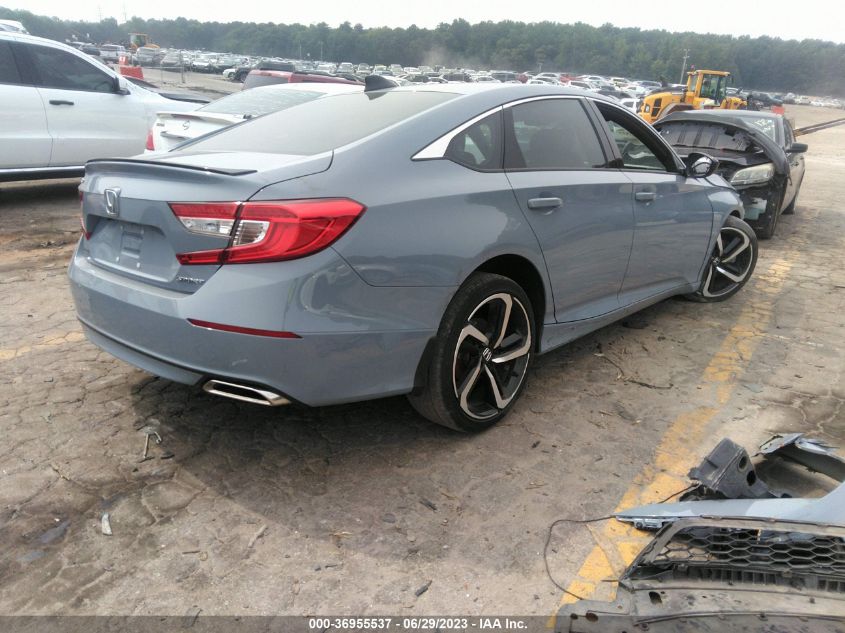 2022 HONDA ACCORD SEDAN SPORT - 1HGCV1F38NA046975