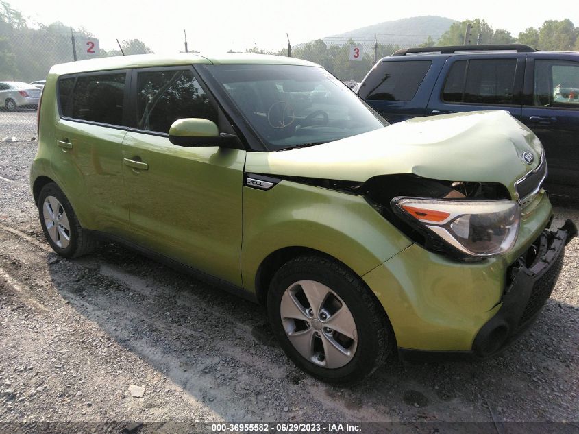 2015 KIA SOUL BASE - KNDJN2A21F7777594