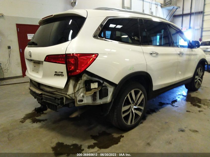 2016 HONDA PILOT ELITE - 5FNYF6H05GB063597