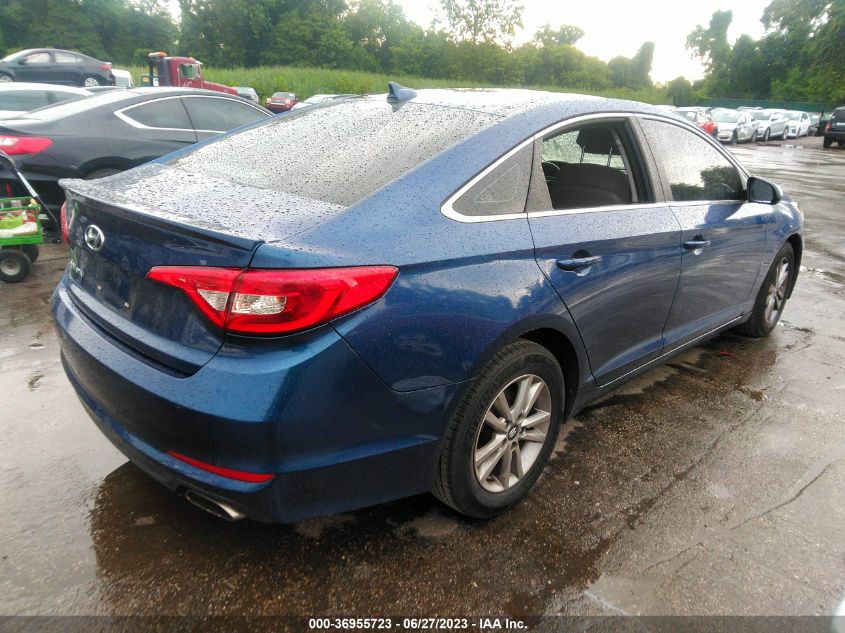 2016 HYUNDAI SONATA 2.4L SE - 5NPE24AF8GH311389