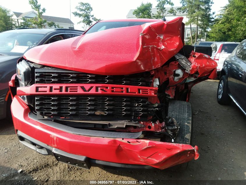 2020 CHEVROLET SILVERADO 1500 CUSTOM - 3GCPWBEF6LG203531