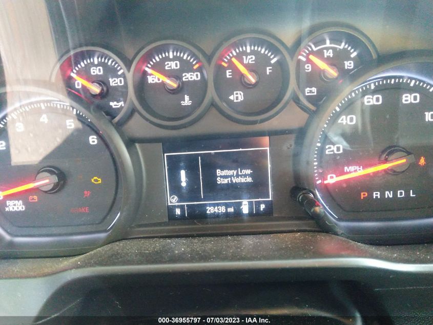 2020 CHEVROLET SILVERADO 1500 CUSTOM - 3GCPWBEF6LG203531