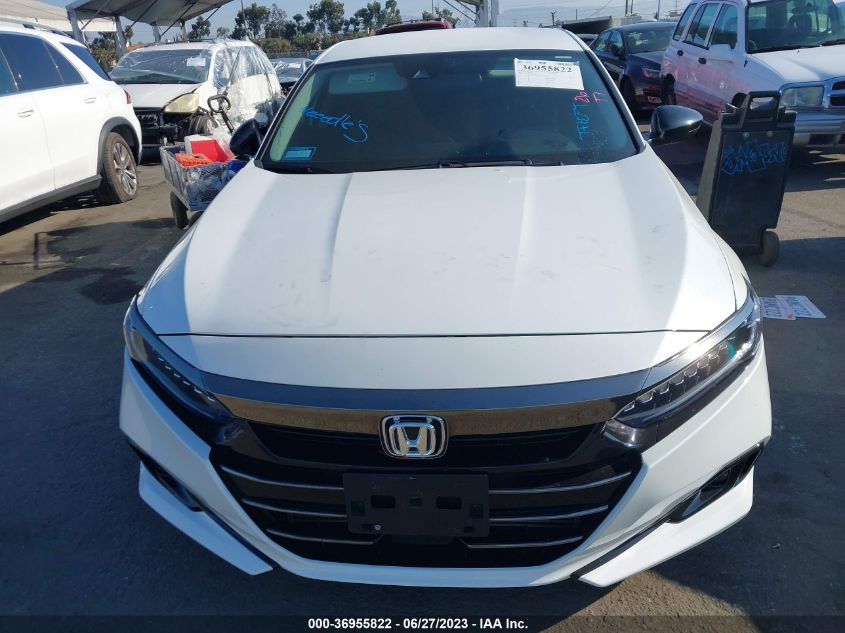 2022 HONDA ACCORD SEDAN SPORT SE - 1HGCV1F45NA029253