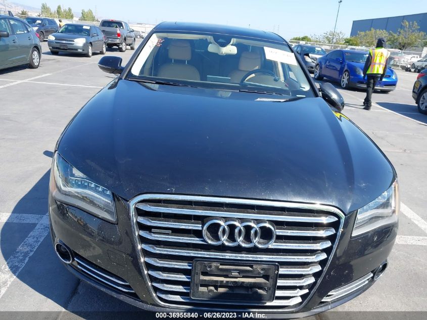 2013 AUDI A8 L 4.0L WAUR2AFD8DN017779