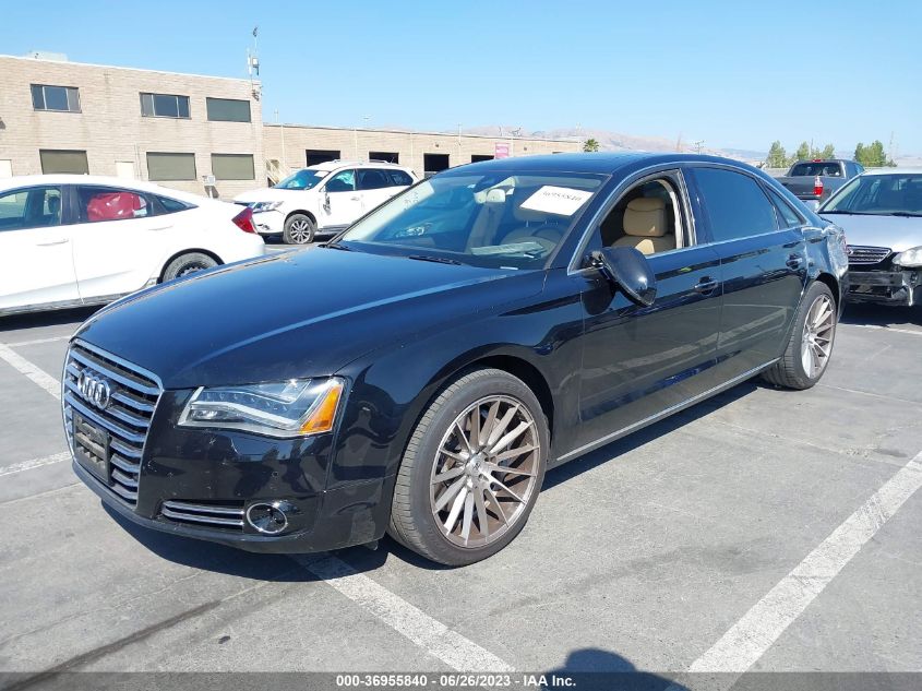 2013 AUDI A8 L 4.0L WAUR2AFD8DN017779