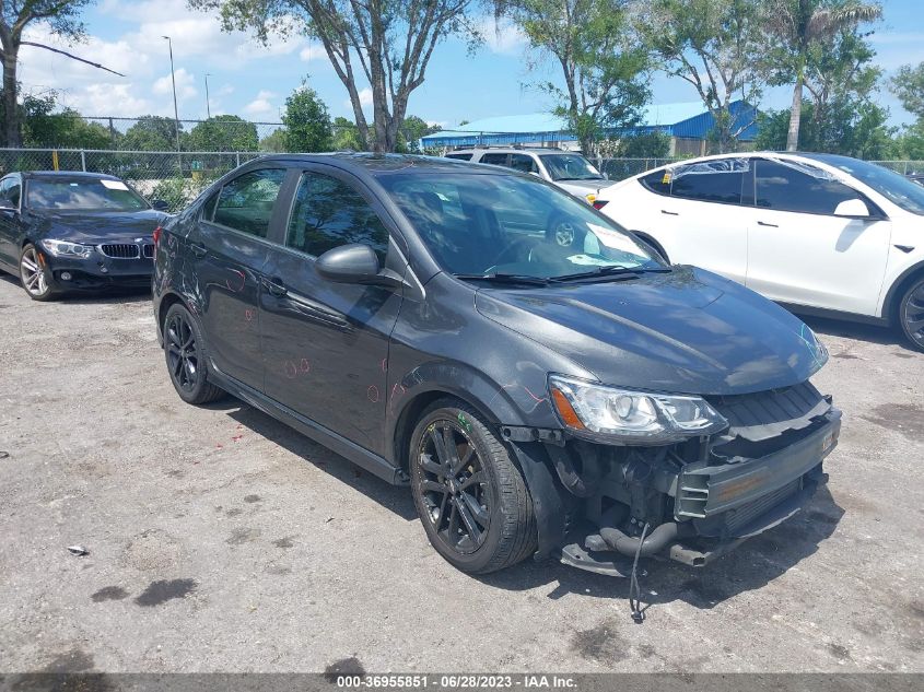2017 CHEVROLET SONIC PREMIER - 1G1JF5SB1H4162991