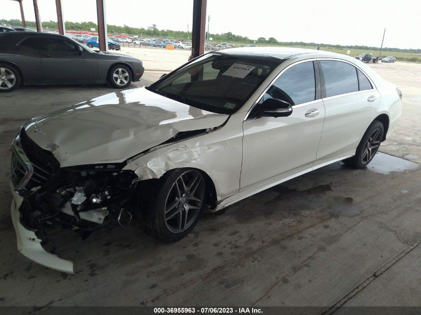 2016 MERCEDES-BENZ S-CLASS S 550 - WDDUG8FB3GA205682