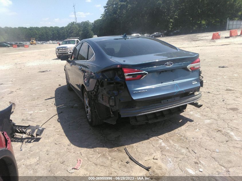 2019 FORD FUSION SEL - 3FA6P0CD0KR254482