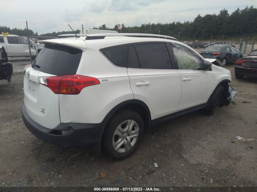 2014 TOYOTA RAV4 LE - JTMBFREV6ED061207
