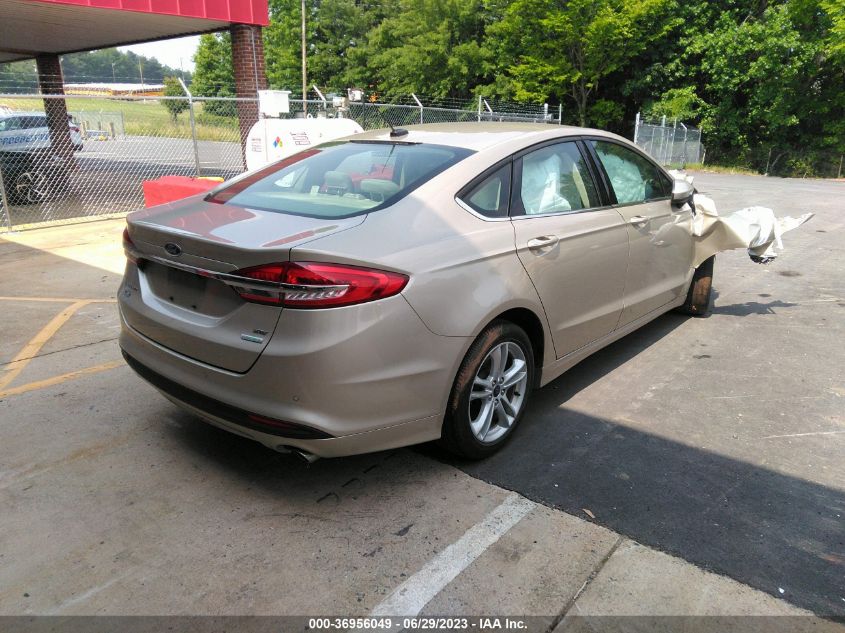 2018 FORD FUSION SE - 3FA6P0HD9JR276102