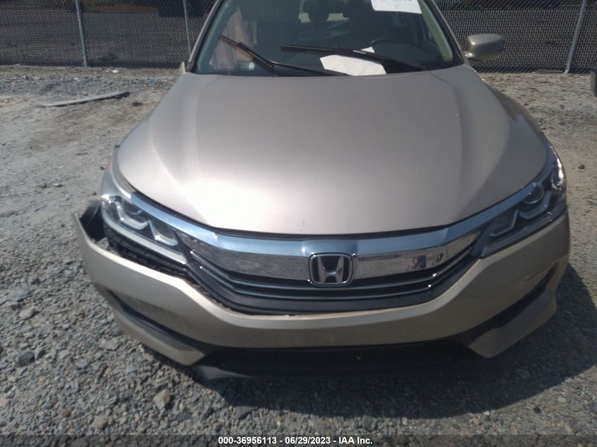 2016 HONDA ACCORD SEDAN EX-L - 1HGCR2F85GA103982