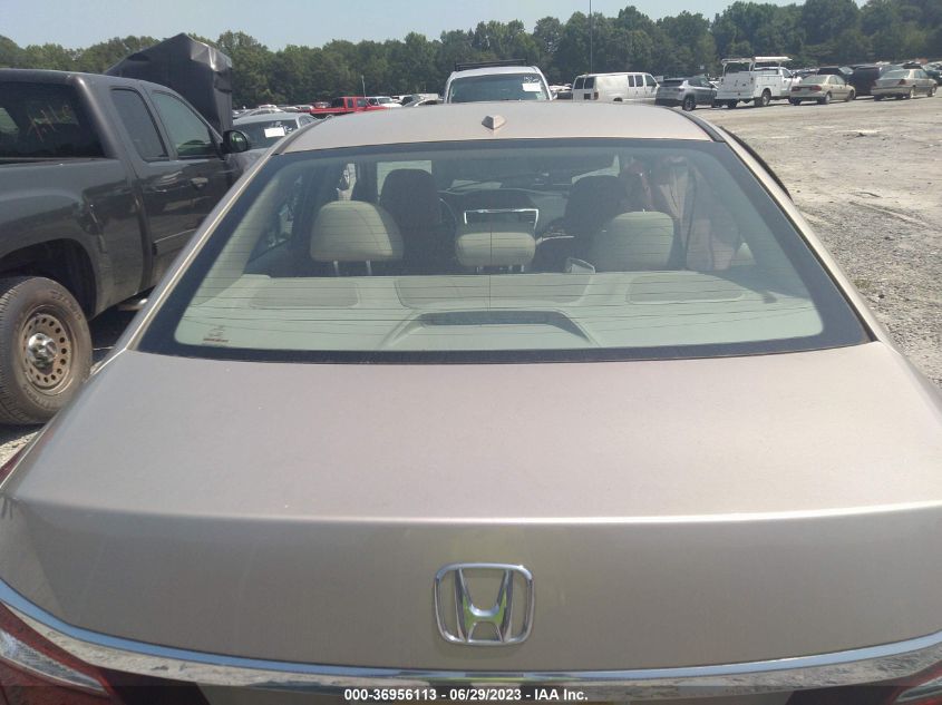 2016 HONDA ACCORD SEDAN EX-L - 1HGCR2F85GA103982