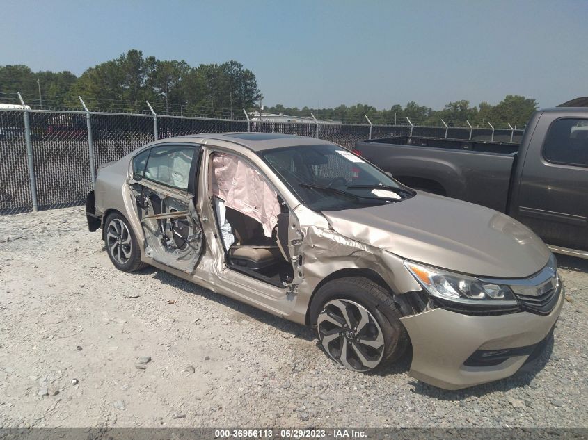 2016 HONDA ACCORD SEDAN EX-L - 1HGCR2F85GA103982