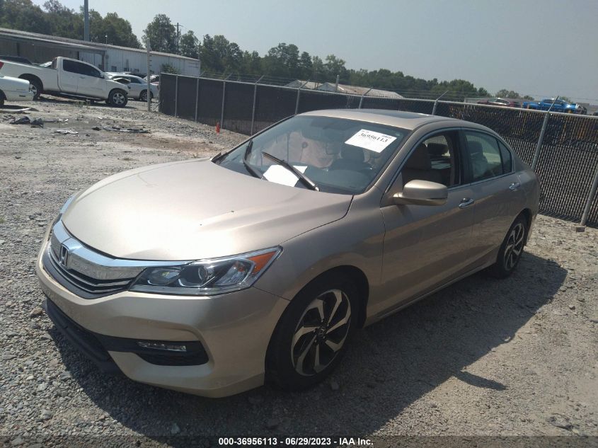 2016 HONDA ACCORD SEDAN EX-L - 1HGCR2F85GA103982