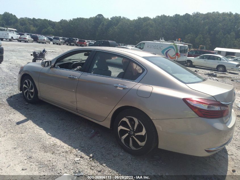 2016 HONDA ACCORD SEDAN EX-L - 1HGCR2F85GA103982