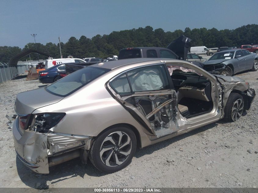 2016 HONDA ACCORD SEDAN EX-L - 1HGCR2F85GA103982