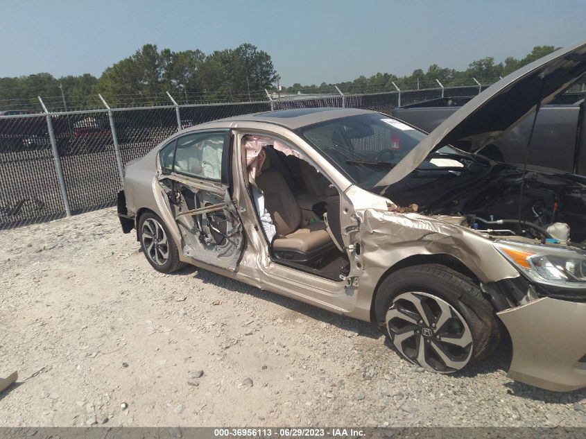 2016 HONDA ACCORD SEDAN EX-L - 1HGCR2F85GA103982
