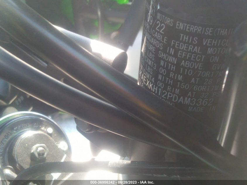 2023 KAWASAKI EX400 - JKAEXKH12PDAM3362