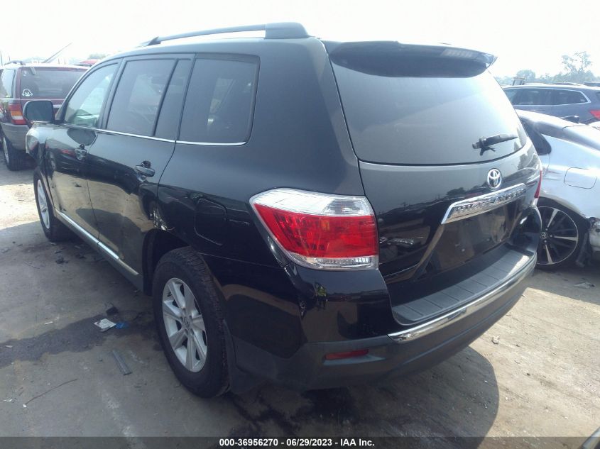 2013 TOYOTA HIGHLANDER - 5TDBK3EH0DS232913