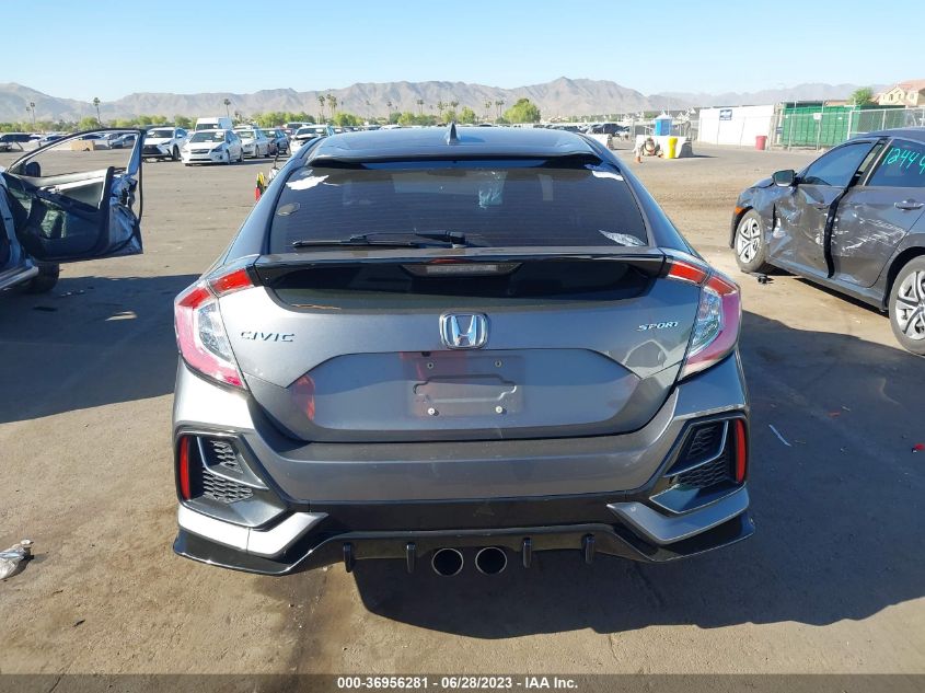 2021 HONDA CIVIC HATCHBACK SPORT - SHHFK7H41MU223500