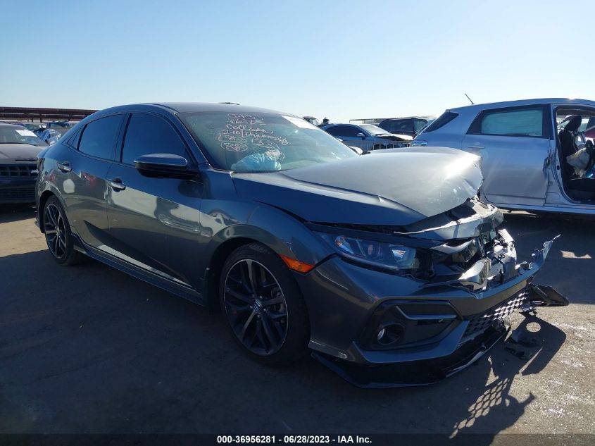 2021 HONDA CIVIC HATCHBACK SPORT - SHHFK7H41MU223500