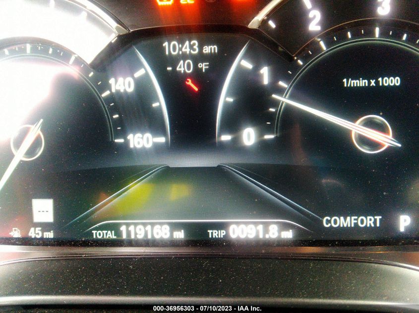 2017 BMW 540I XDRIVE - WBAJE7C31HG890013