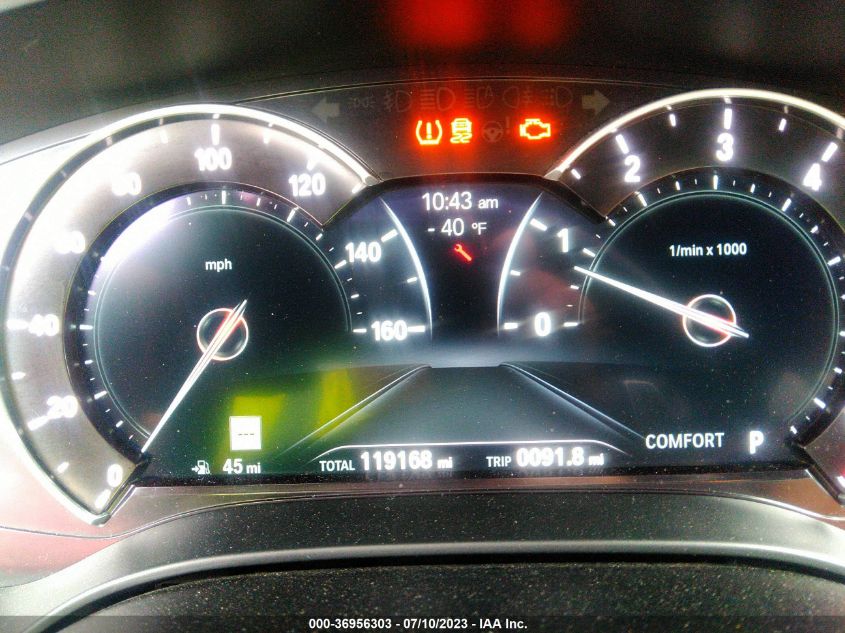 2017 BMW 540I XDRIVE - WBAJE7C31HG890013