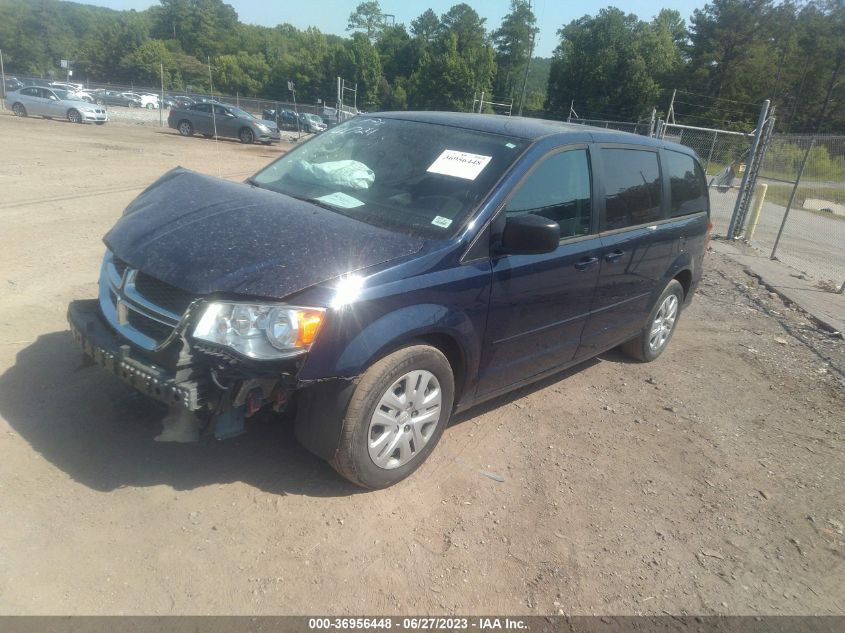 2016 DODGE GRAND CARAVAN SE - 2C4RDGBG6GR114762