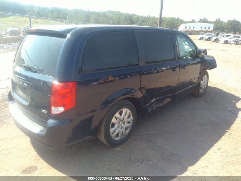 2016 DODGE GRAND CARAVAN SE - 2C4RDGBG6GR114762