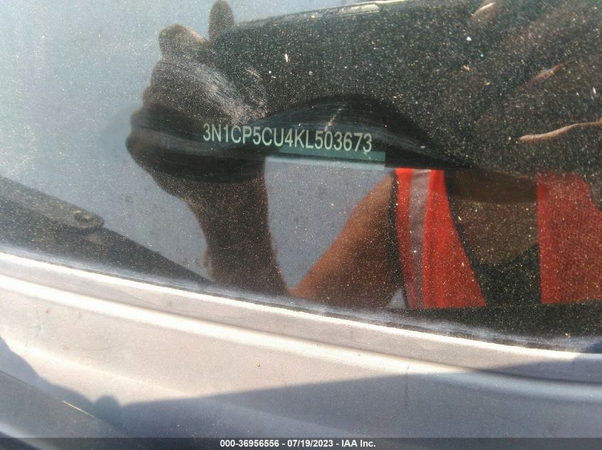 2019 NISSAN KICKS SR - 3N1CP5CU4KL503673