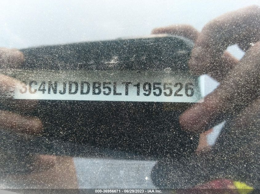 2020 JEEP COMPASS TRAILHAWK - 3C4NJDDB5LT195526