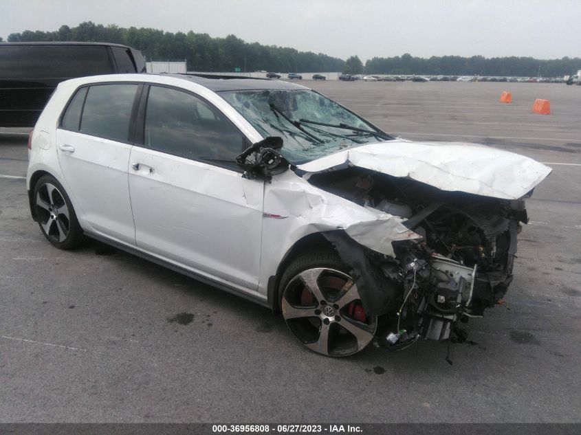 2017 VOLKSWAGEN GOLF GTI S/SE/AUTOBAHN/SPORT - 3VW547AU1HM021126