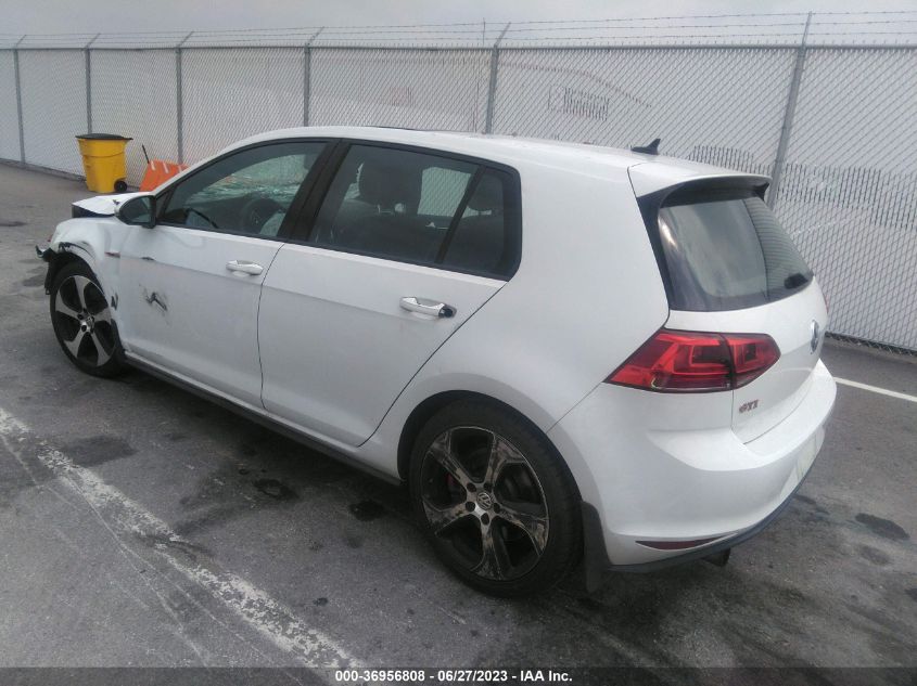 2017 VOLKSWAGEN GOLF GTI S/SE/AUTOBAHN/SPORT - 3VW547AU1HM021126